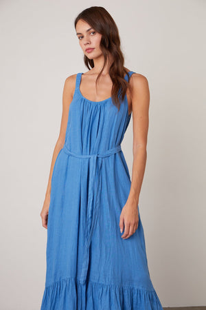ELARA LINEN TANK DRESS - Velvet Staging 2.0
