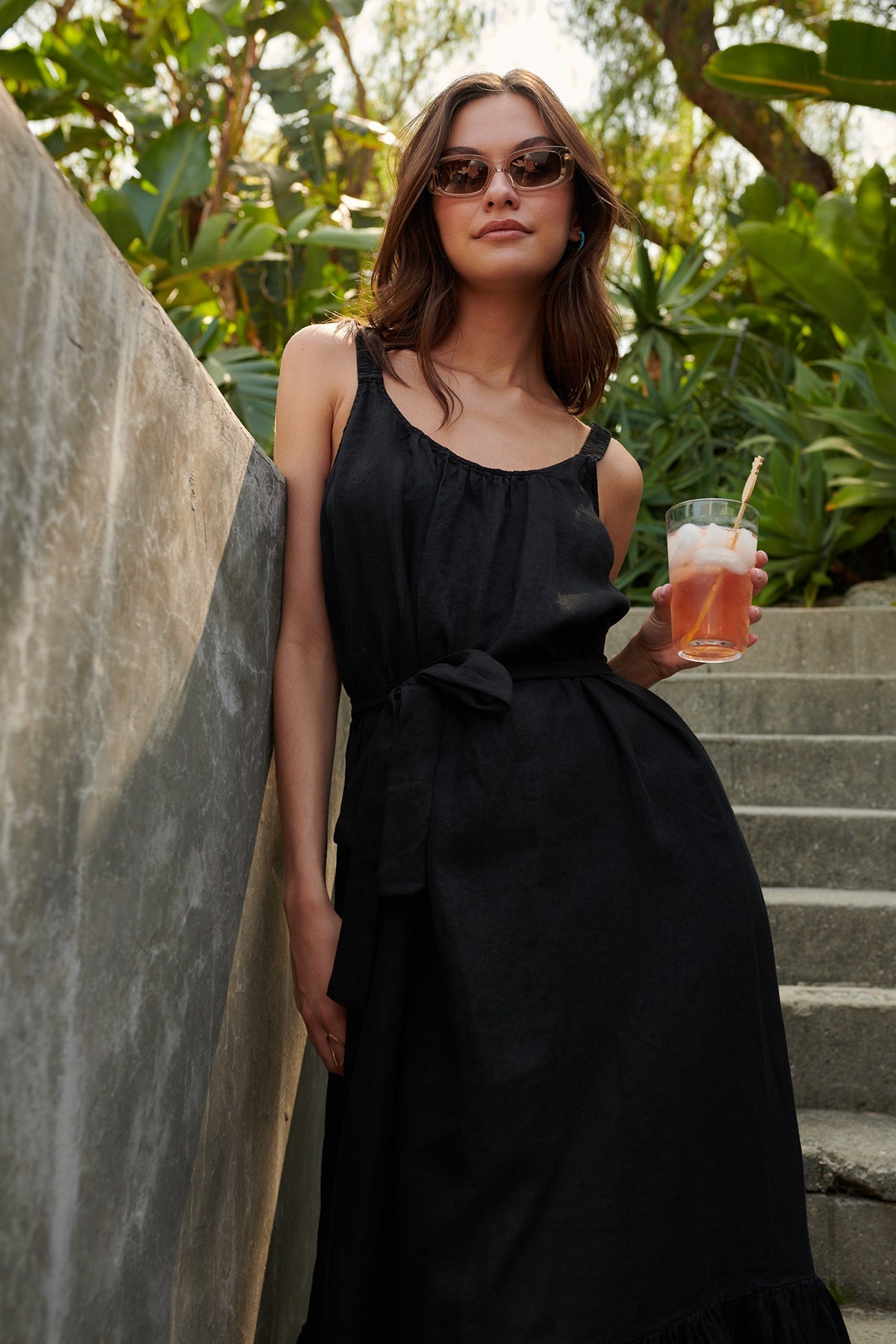 ELARA LINEN TANK DRESS - Velvet Staging 2.0
