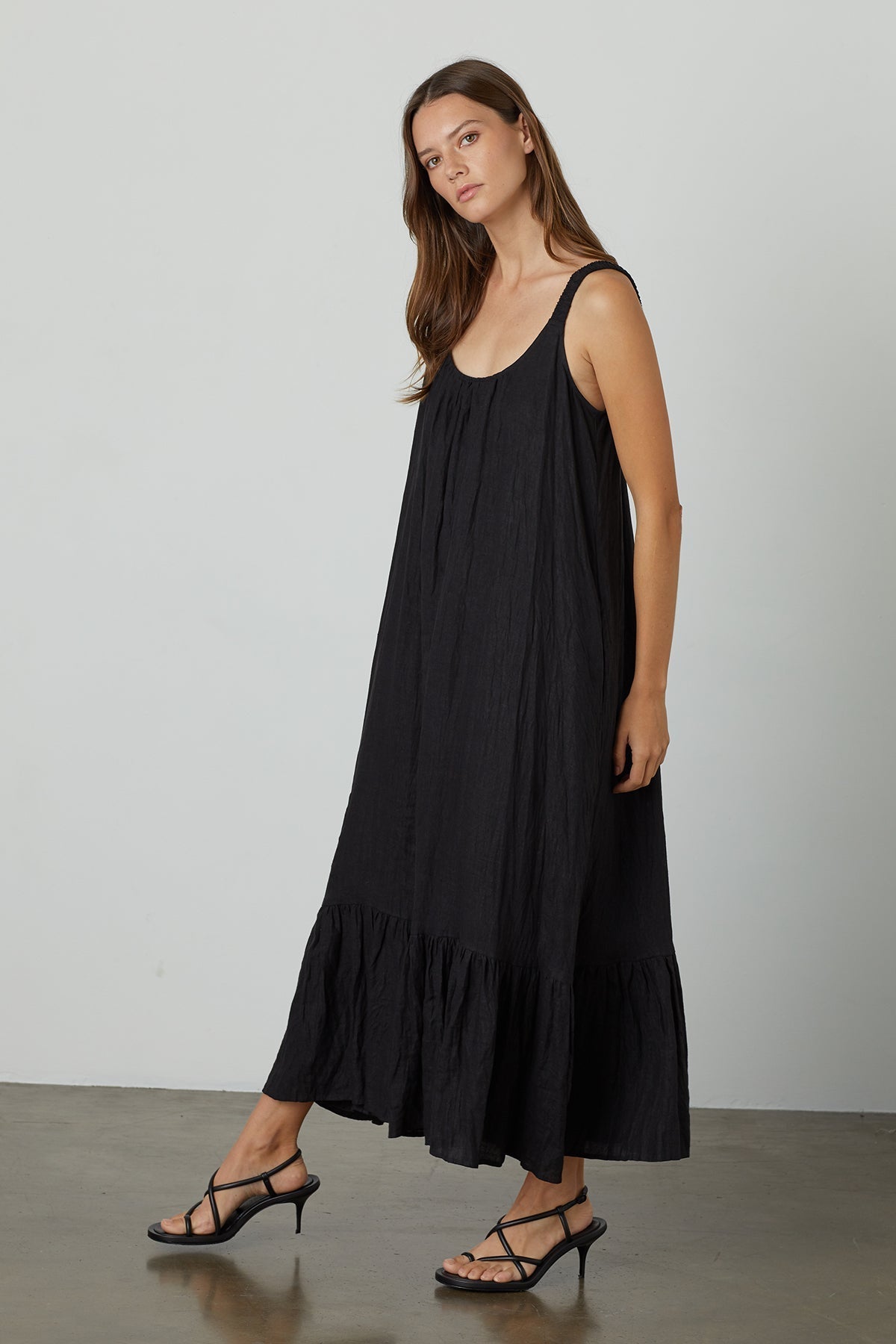 ELARA LINEN TANK DRESS - Velvet Staging 2.0