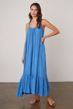 ELARA LINEN TANK DRESS - Velvet Staging 2.0