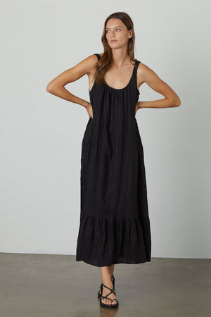 ELARA LINEN TANK DRESS - Velvet Staging 2.0
