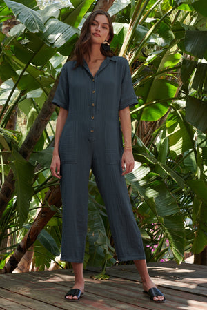 ELIA COTTON GAUZE JUMPSUIT - Velvet Staging 2.0