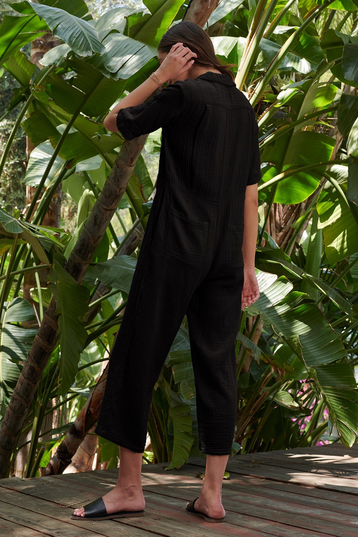 ELIA COTTON GAUZE JUMPSUIT - Velvet Staging 2.0