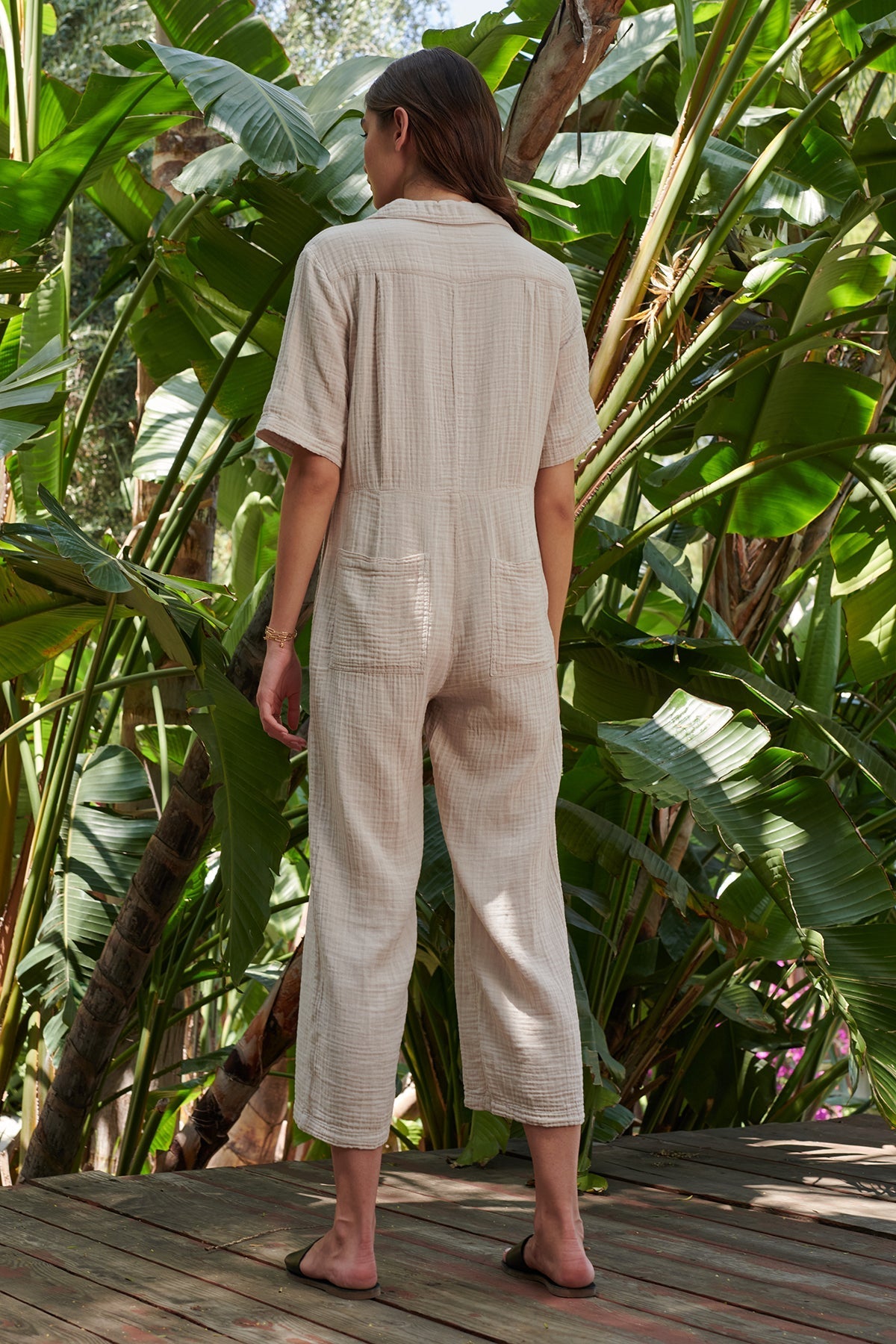 ELIA COTTON GAUZE JUMPSUIT - Velvet Staging 2.0