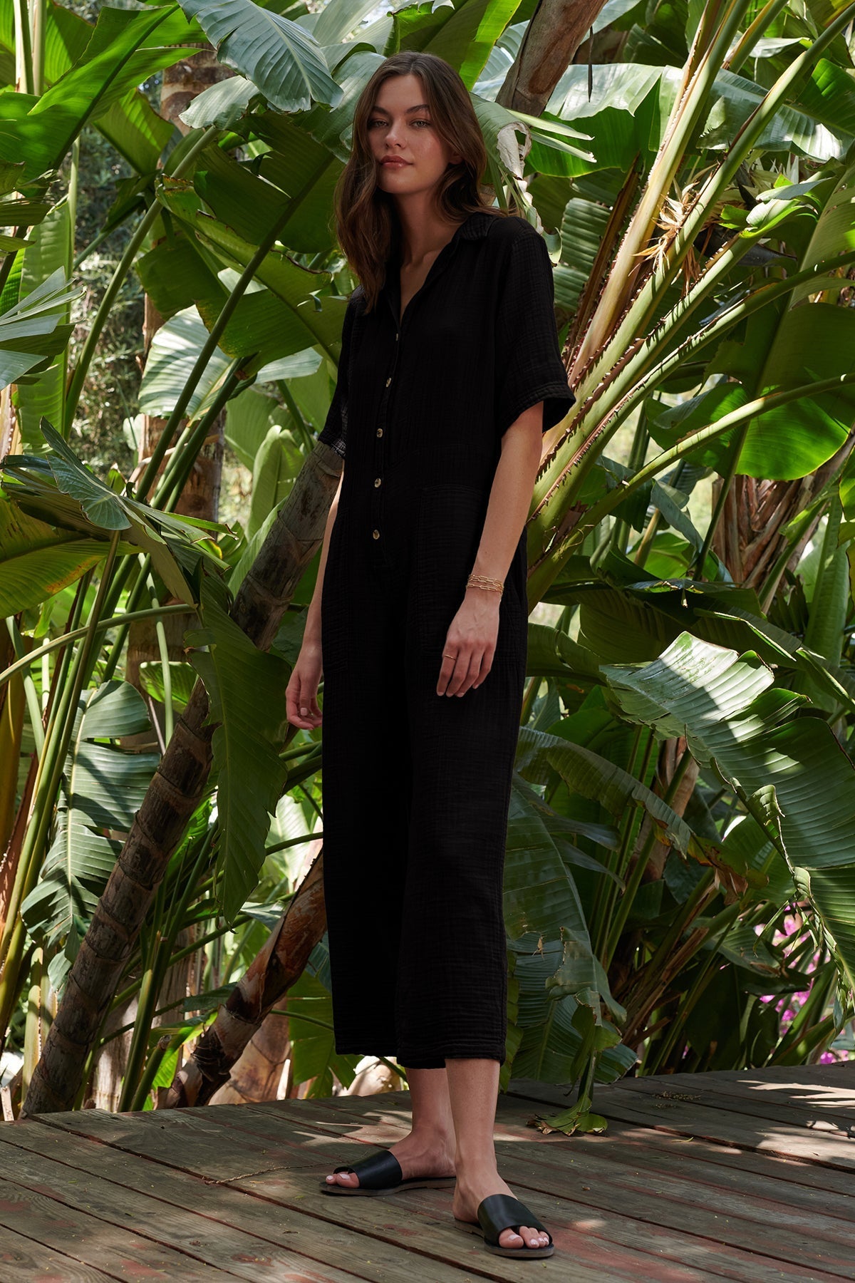 ELIA COTTON GAUZE JUMPSUIT - Velvet Staging 2.0-26916126589124