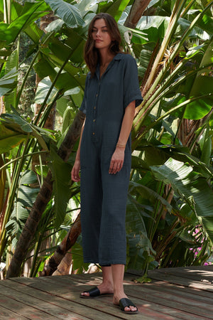 ELIA COTTON GAUZE JUMPSUIT - Velvet Staging 2.0