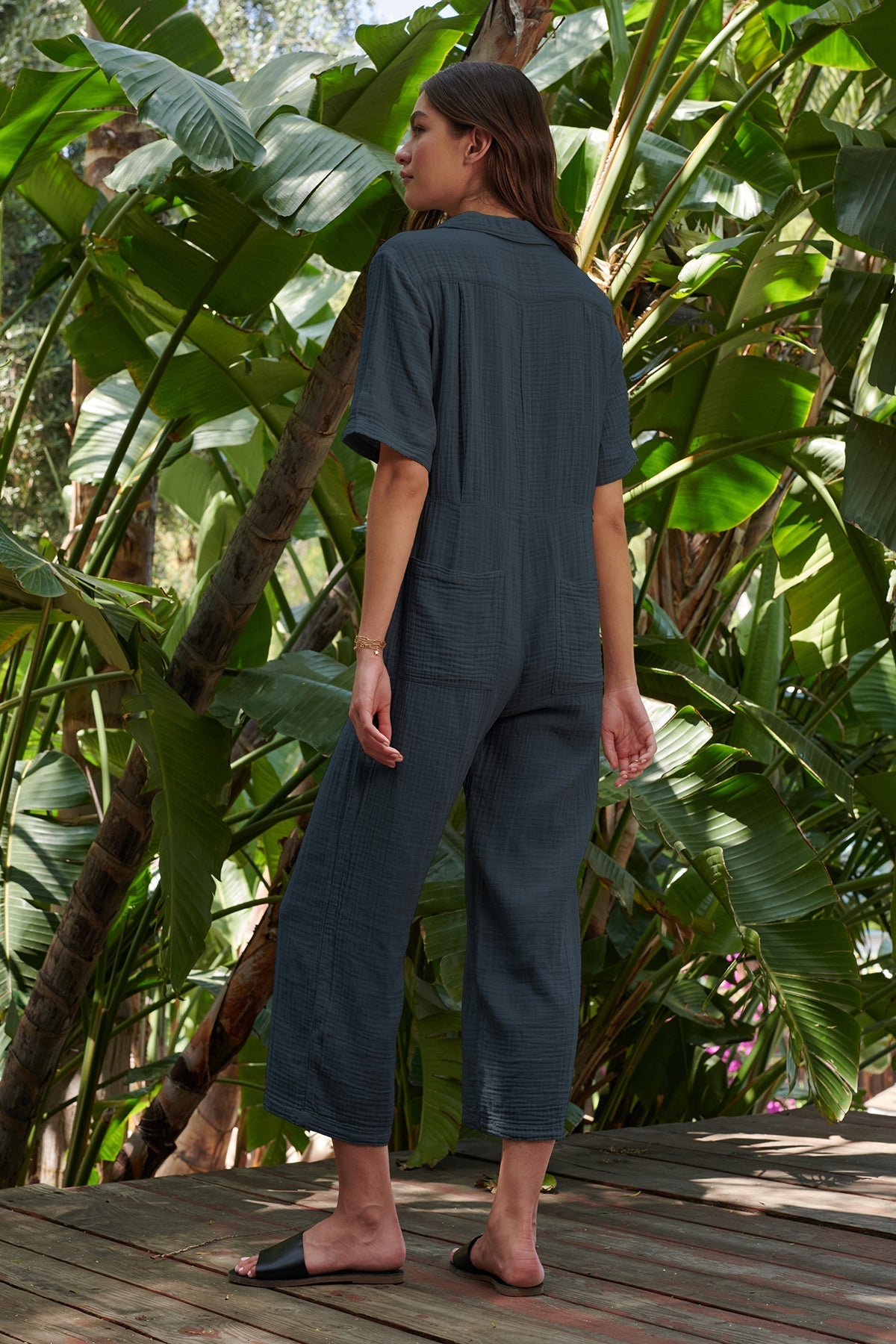 ELIA COTTON GAUZE JUMPSUIT - Velvet Staging 2.0-26916126458052