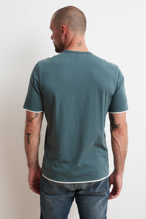 ELIJAH REVERSIBLE DOUBLE LAYER TEE - Velvet Staging 2.0