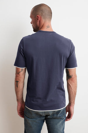 ELIJAH REVERSIBLE DOUBLE LAYER TEE - Velvet Staging 2.0