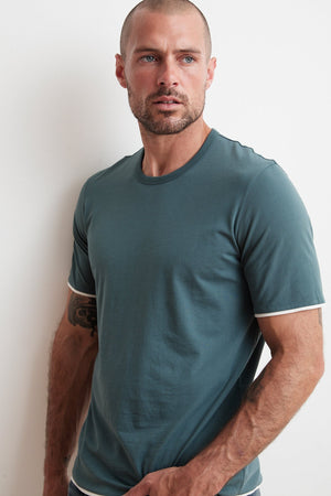 ELIJAH REVERSIBLE DOUBLE LAYER TEE - Velvet Staging 2.0