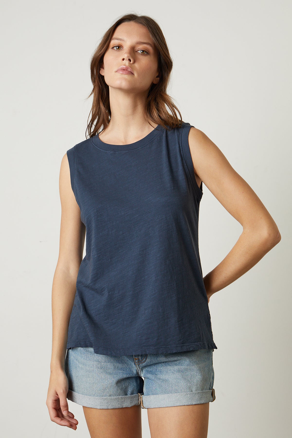 ELLEN VINTAGE SLUB TANK TOP - Velvet Staging 2.0