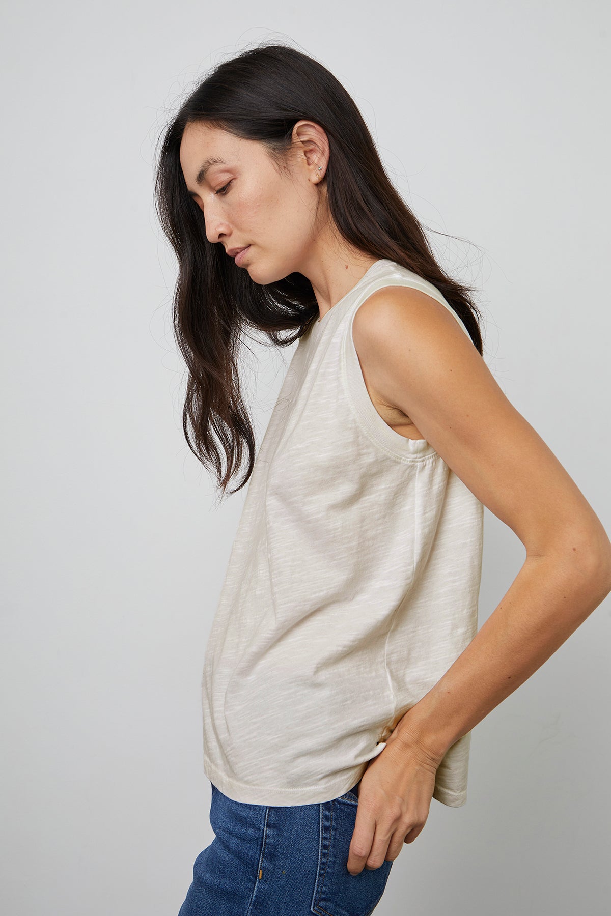 ELLEN VINTAGE SLUB TANK TOP - Velvet Staging 2.0-26916131111108