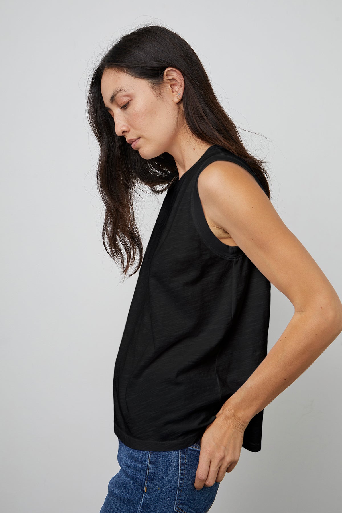 ELLEN VINTAGE SLUB TANK TOP - Velvet Staging 2.0-26916131504324