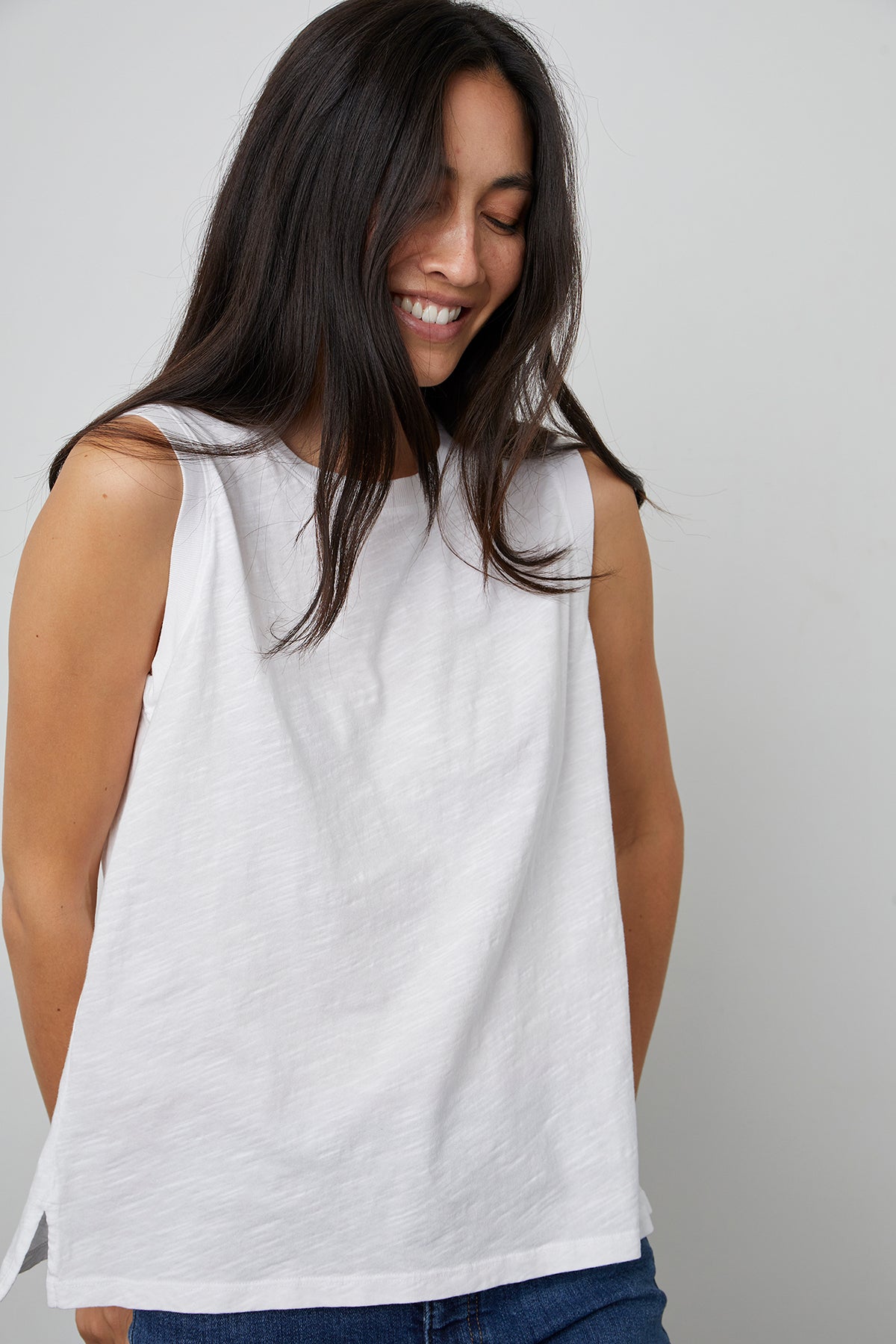 ELLEN VINTAGE SLUB TANK TOP - Velvet Staging 2.0