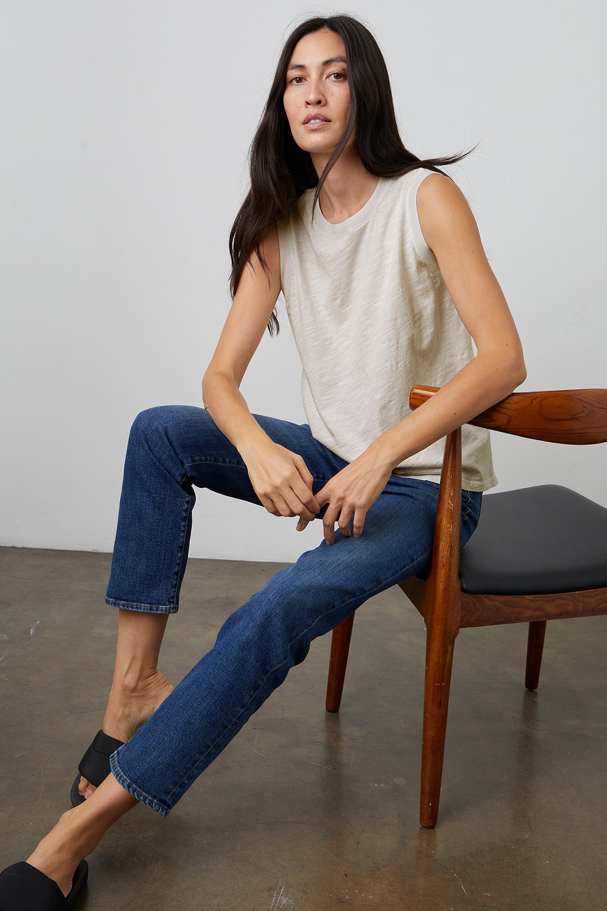 ELLEN VINTAGE SLUB TANK TOP - Velvet Staging 2.0