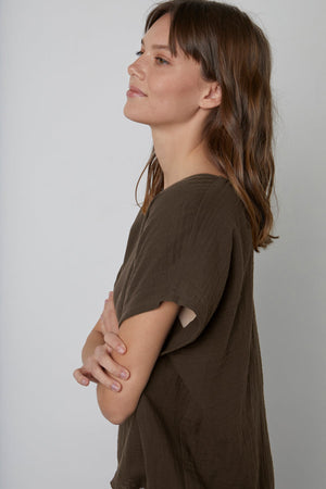 ELSA COTTON GAUZE TOP - Velvet Staging 2.0