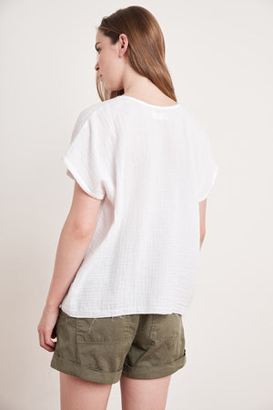 ELSA COTTON GAUZE TOP - Velvet Staging 2.0