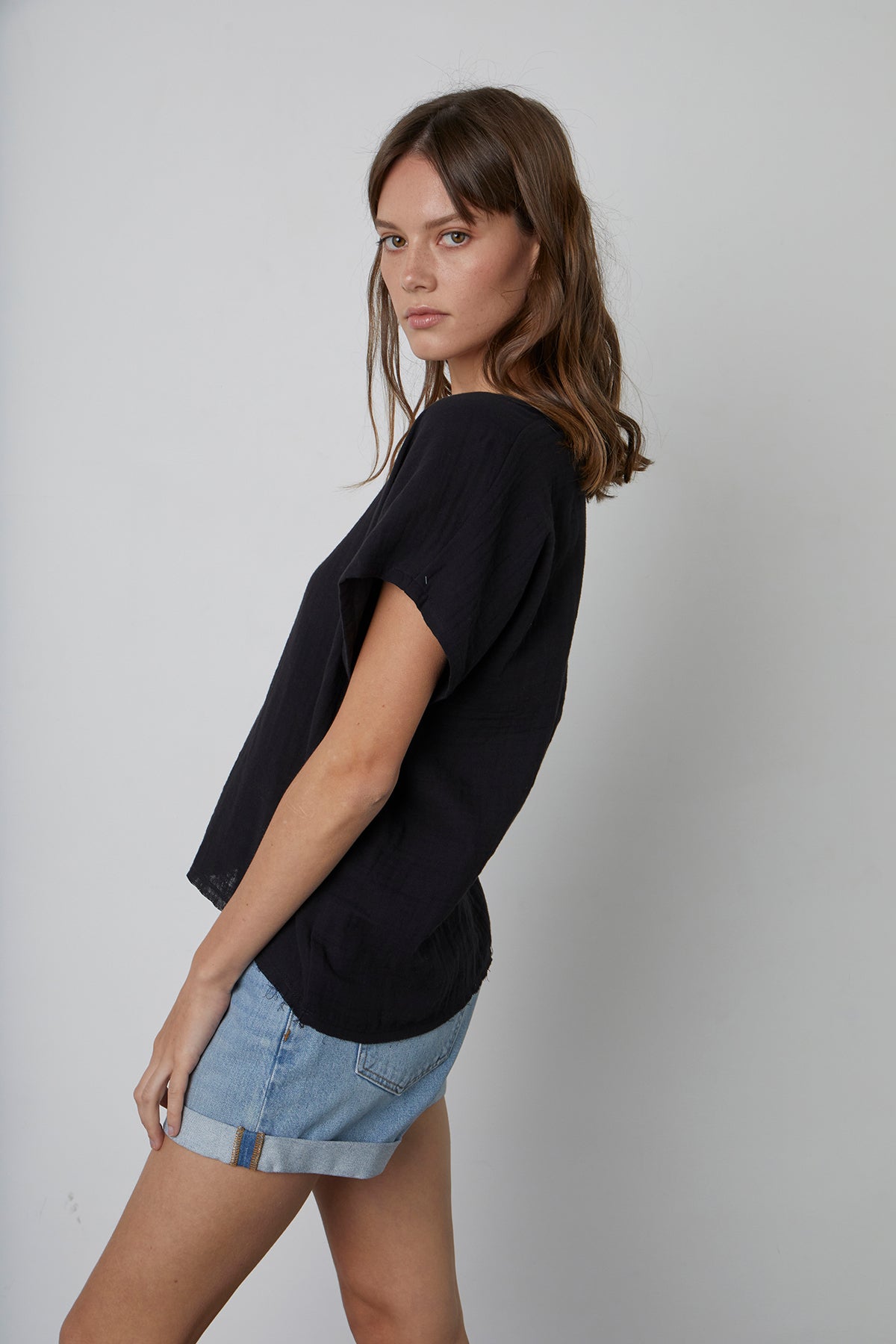 ELSA COTTON GAUZE TOP - Velvet Staging 2.0