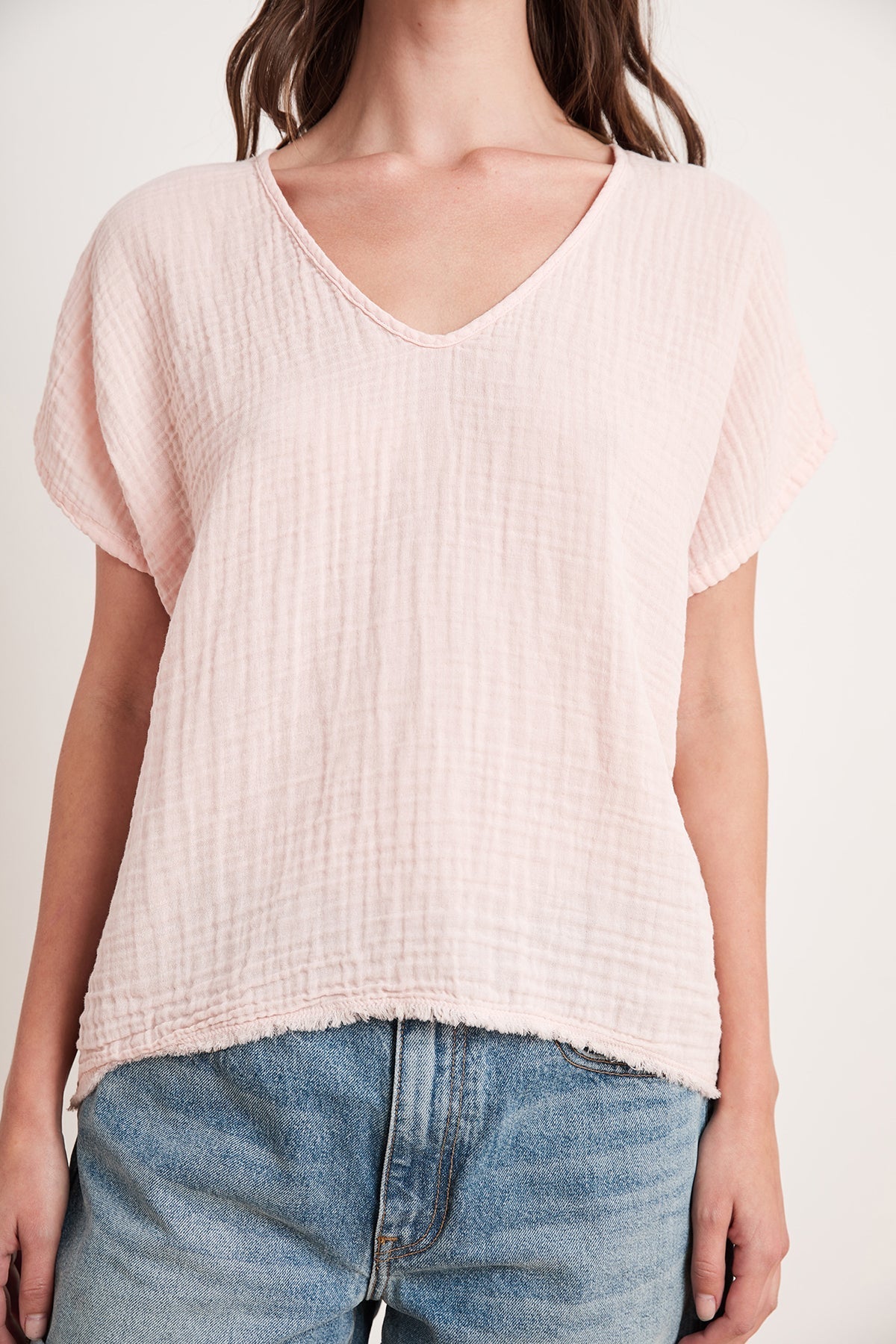 ELSA COTTON GAUZE TOP - Velvet Staging 2.0