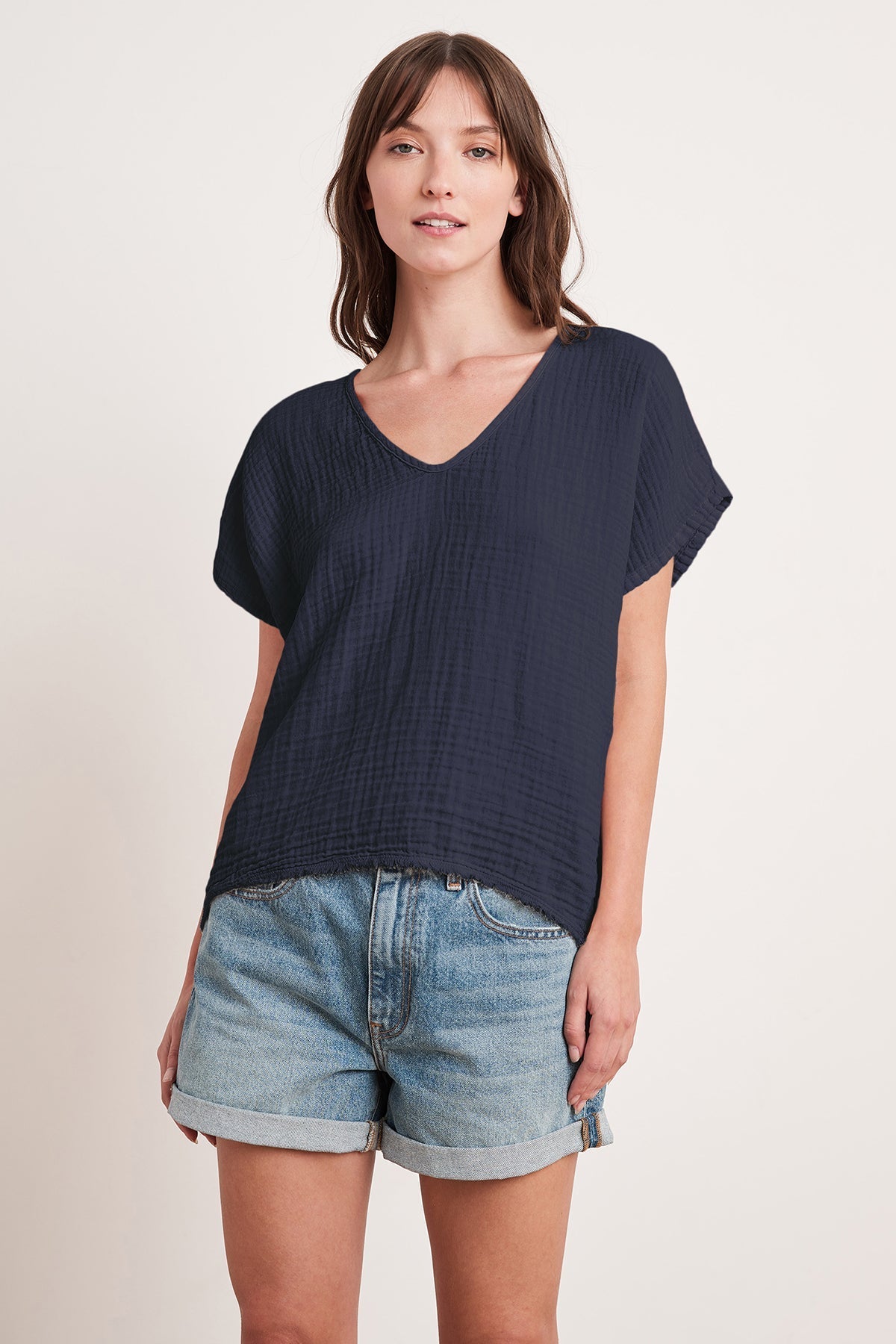 ELSA COTTON GAUZE TOP - Velvet Staging 2.0-26916127211716