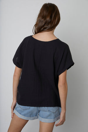 ELSA COTTON GAUZE TOP - Velvet Staging 2.0