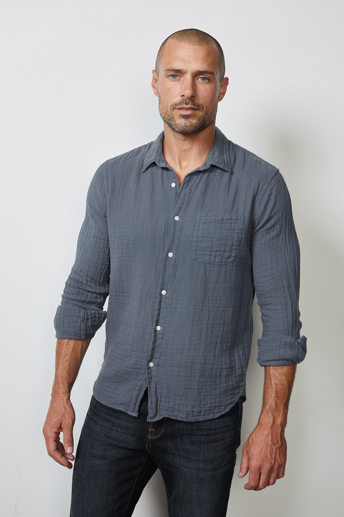 ELTON BUTTON-UP SHIRT - Velvet Staging 2.0-26916127670468
