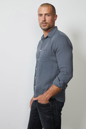 ELTON BUTTON-UP SHIRT - Velvet Staging 2.0