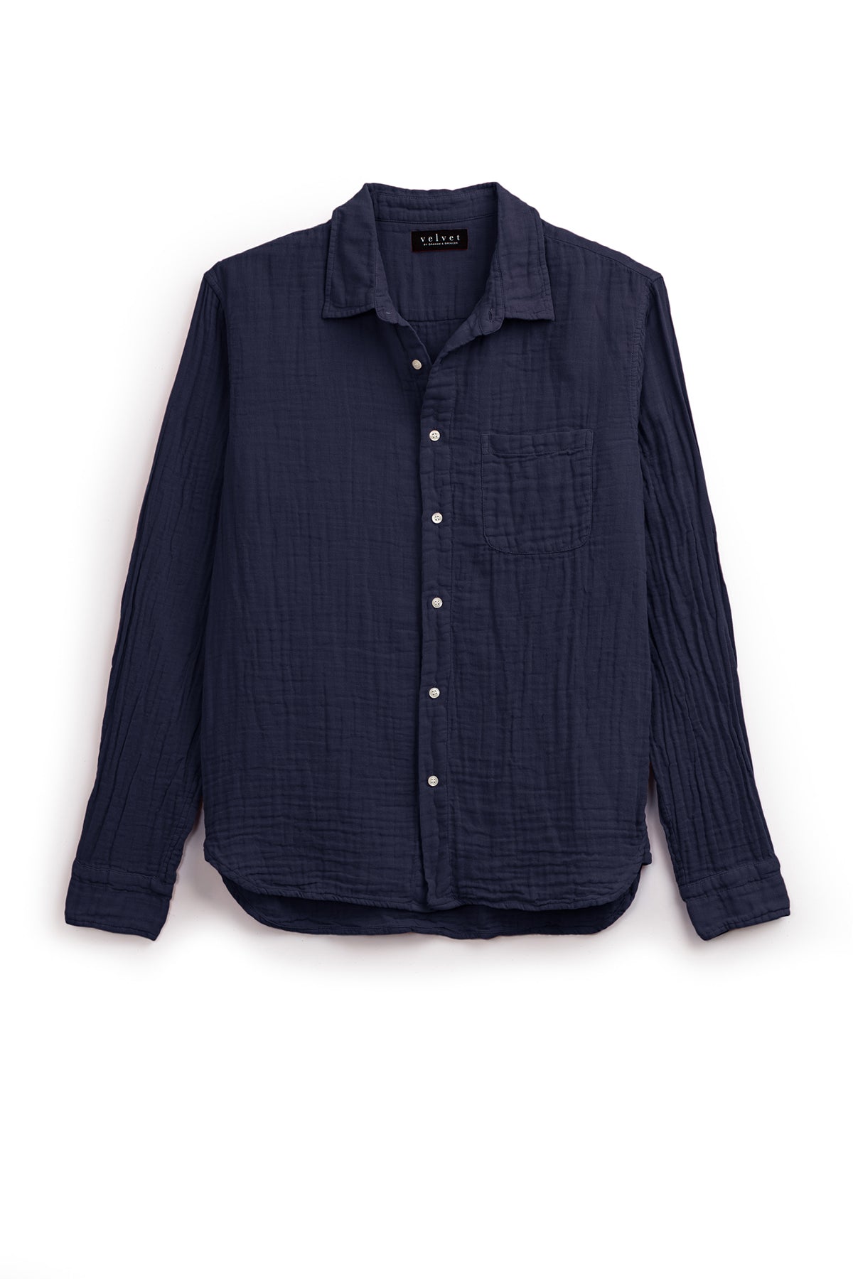 ELTON COTTON WOVEN BUTTON-UP SHIRT - Velvet Staging 2.0-26916129079492