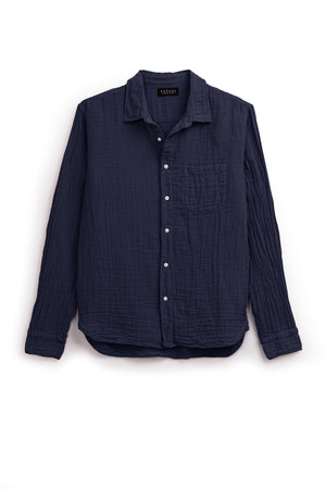 ELTON COTTON WOVEN BUTTON-UP SHIRT - Velvet Staging 2.0
