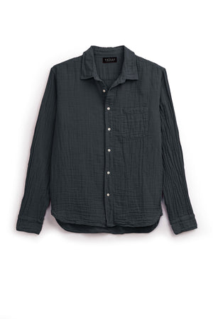 ELTON COTTON WOVEN BUTTON-UP SHIRT - Velvet Staging 2.0