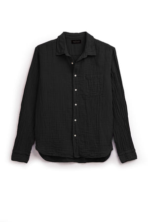 ELTON COTTON WOVEN BUTTON-UP SHIRT - Velvet Staging 2.0