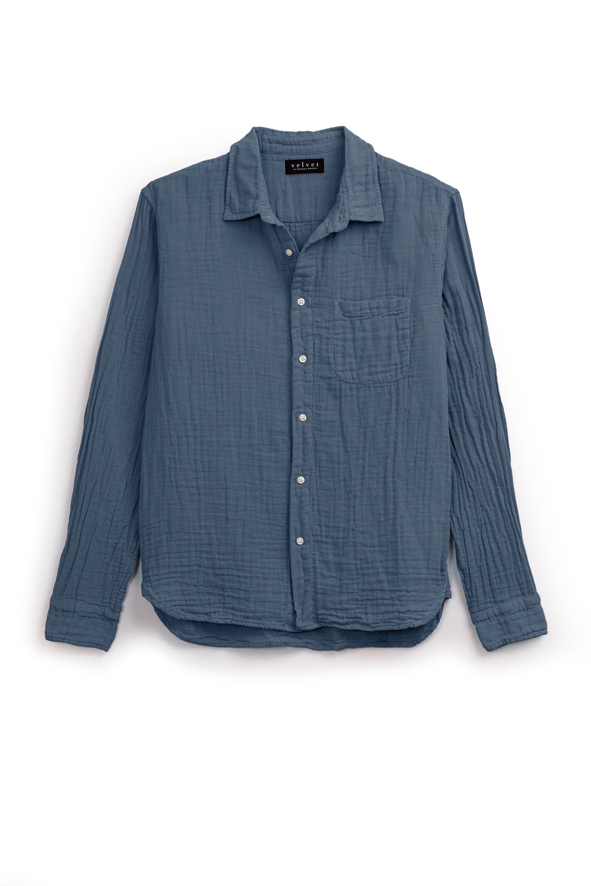 ELTON COTTON WOVEN BUTTON-UP SHIRT - Velvet Staging 2.0-26916134912196