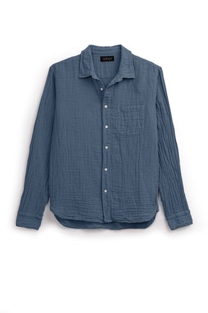 ELTON COTTON WOVEN BUTTON-UP SHIRT - Velvet Staging 2.0
