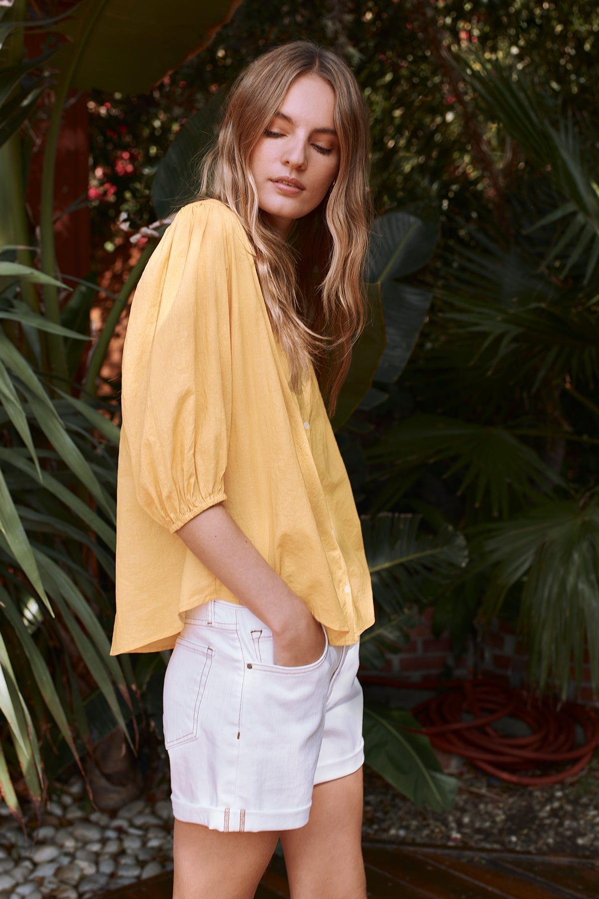 EMBERLY BUTTON-UP BLOUSE - Velvet Staging 2.0-26916131569860