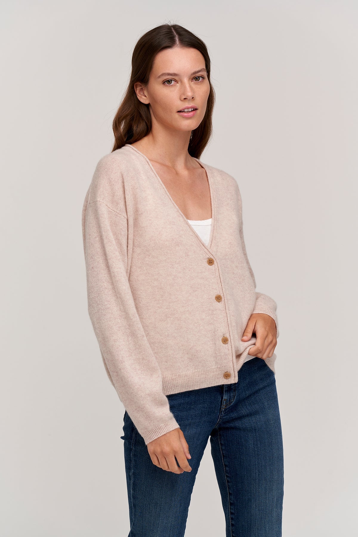 ERIKA CASHMERE CARDIGAN - Velvet Staging 2.0