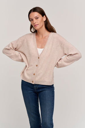 ERIKA CASHMERE CARDIGAN - Velvet Staging 2.0