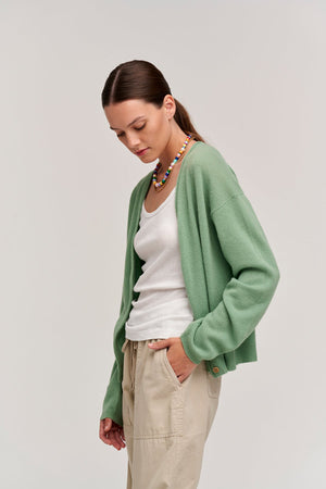 ERIKA CASHMERE CARDIGAN - Velvet Staging 2.0