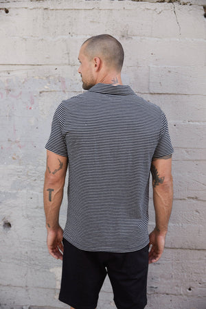 EVERETT STRIPED POLO - Velvet Staging 2.0
