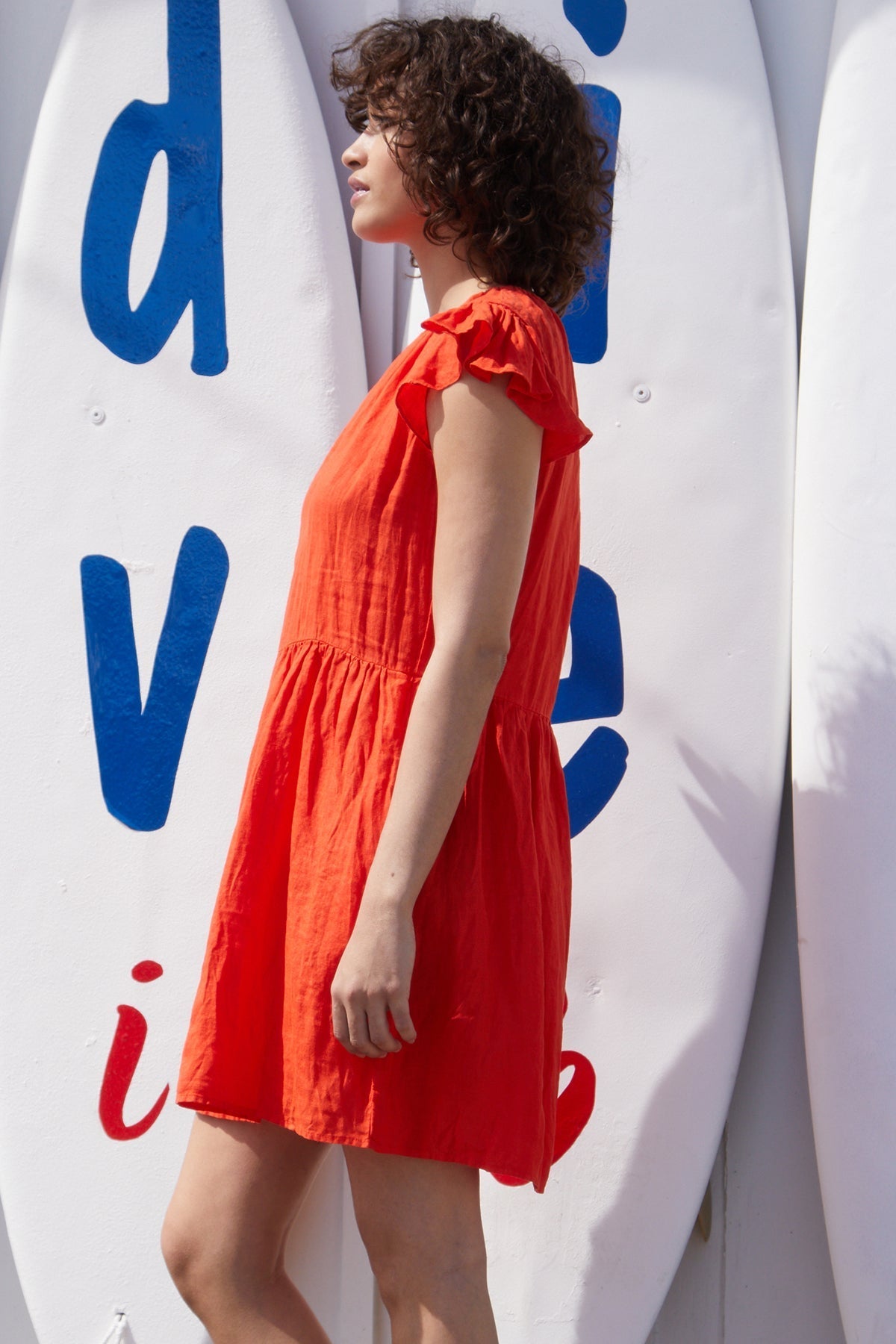 EVONNE LINEN DRESS - Velvet Staging 2.0