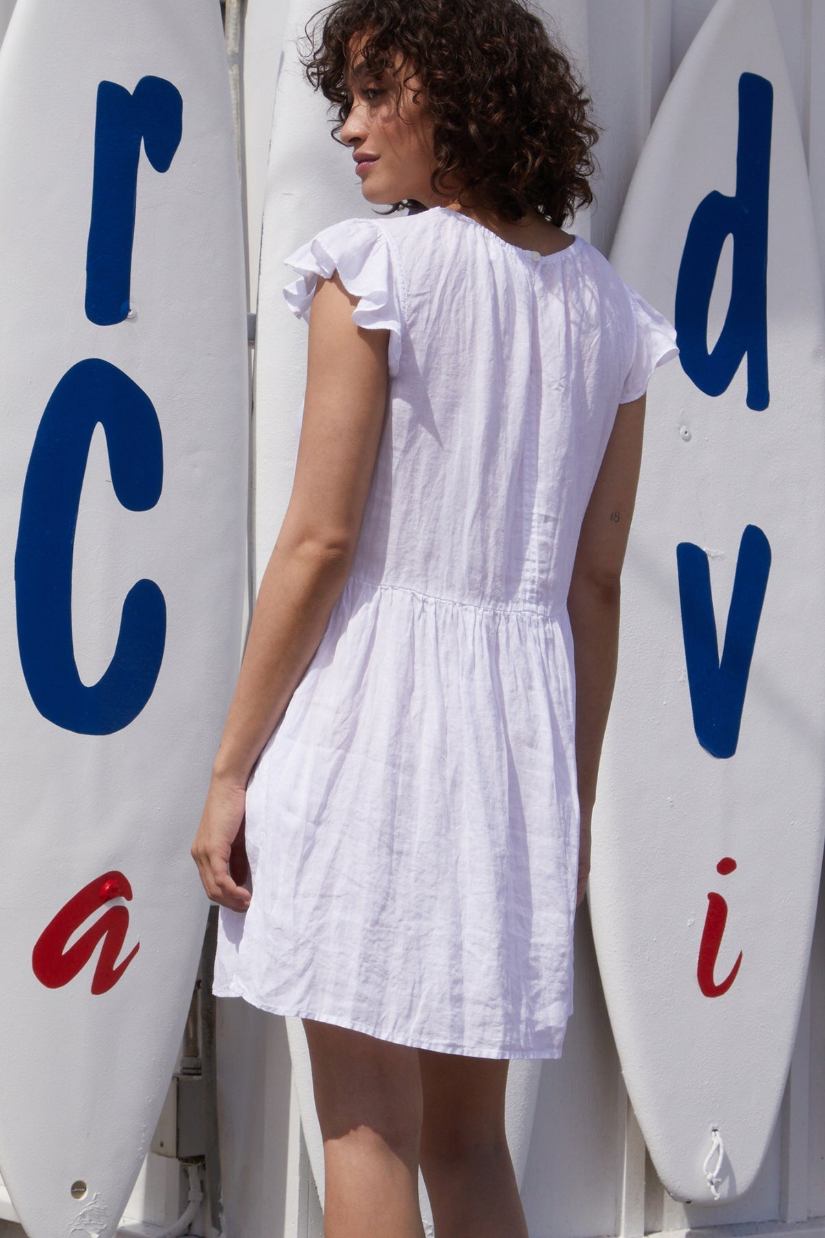 EVONNE LINEN DRESS - Velvet Staging 2.0