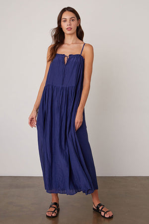 FARRAH RUFFLE CAMI DRESS - Velvet Staging 2.0