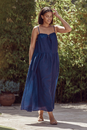 FARRAH RUFFLE CAMI DRESS - Velvet Staging 2.0