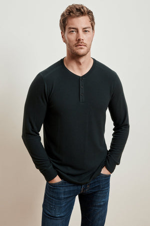 FAUST MARLED COZY JERSEY HENLEY - Velvet Staging 2.0