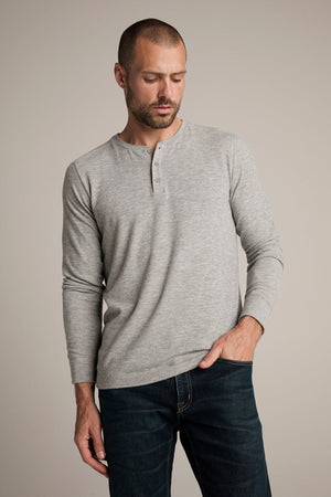 FAUST MARLED COZY JERSEY HENLEY - Velvet Staging 2.0