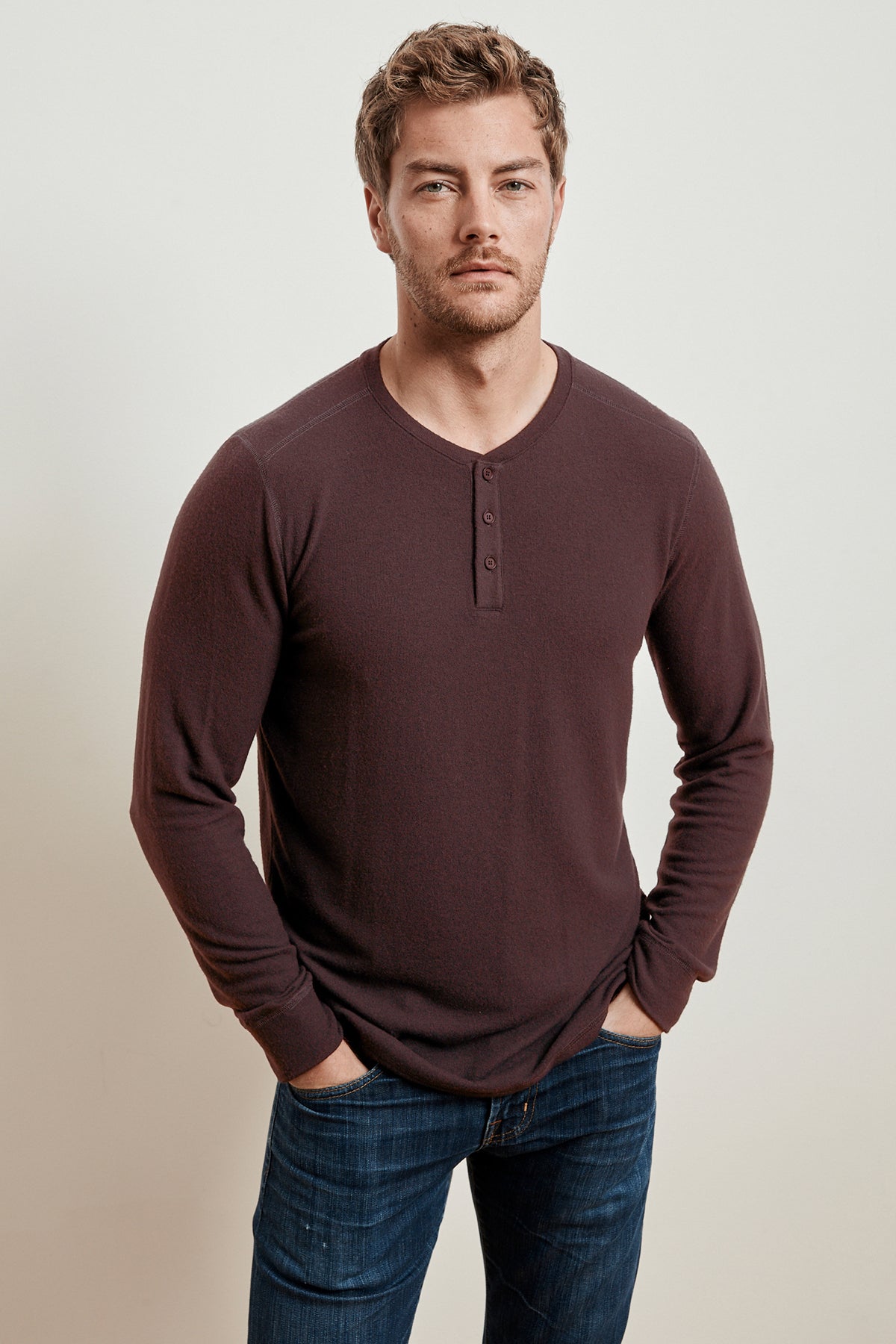 FAUST MARLED COZY JERSEY HENLEY - Velvet Staging 2.0-26916137107652