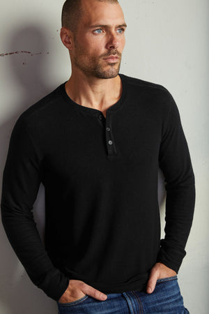 FAUST MARLED COZY JERSEY HENLEY - Velvet Staging 2.0