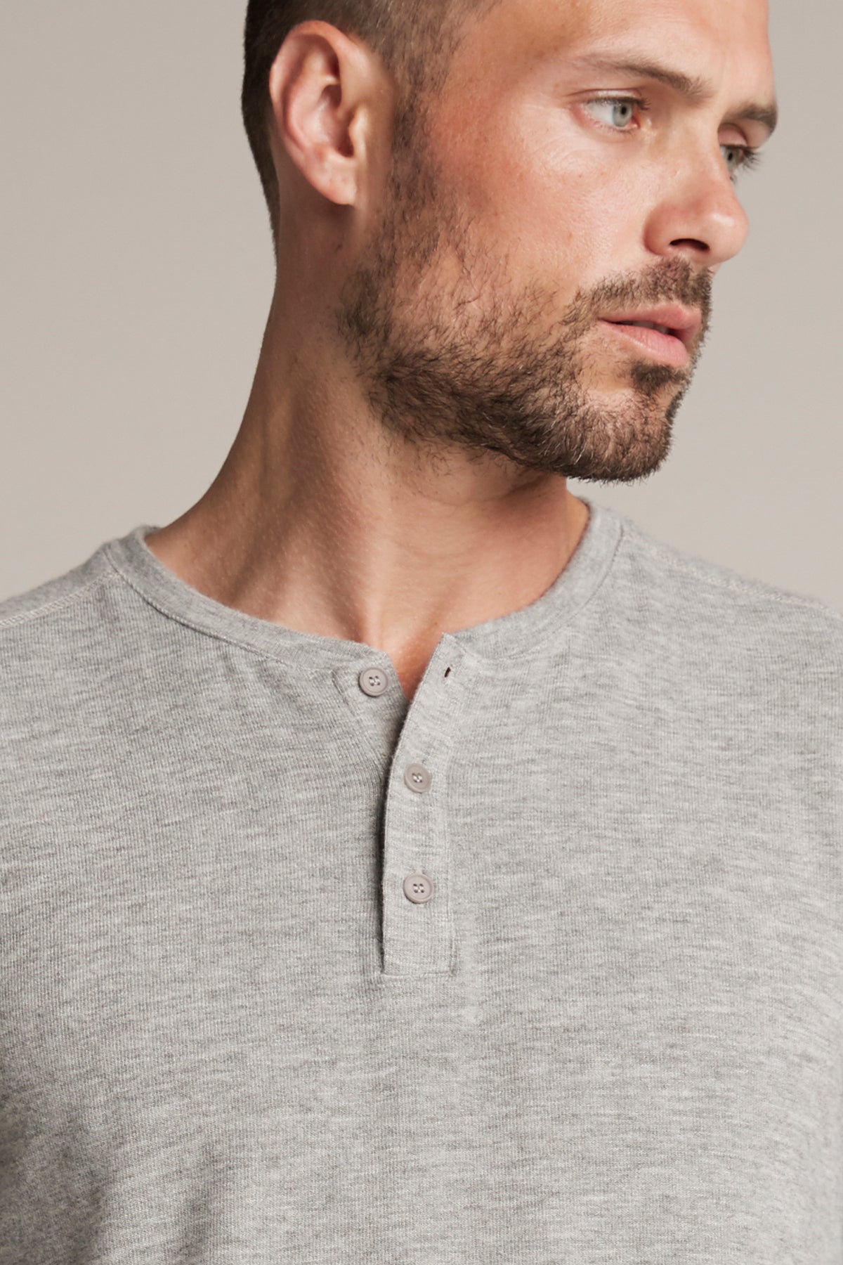 FAUST MARLED COZY JERSEY HENLEY - Velvet Staging 2.0