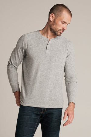 FAUST MARLED COZY JERSEY HENLEY - Velvet Staging 2.0