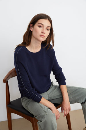 FINLEY CREW NECK SWEATER - Velvet Staging 2.0