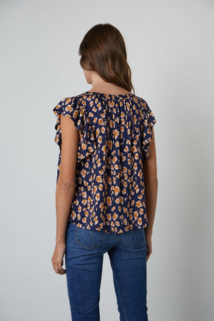 FRANCINE CHEETAH PRINT BLOUSE - Velvet Staging 2.0